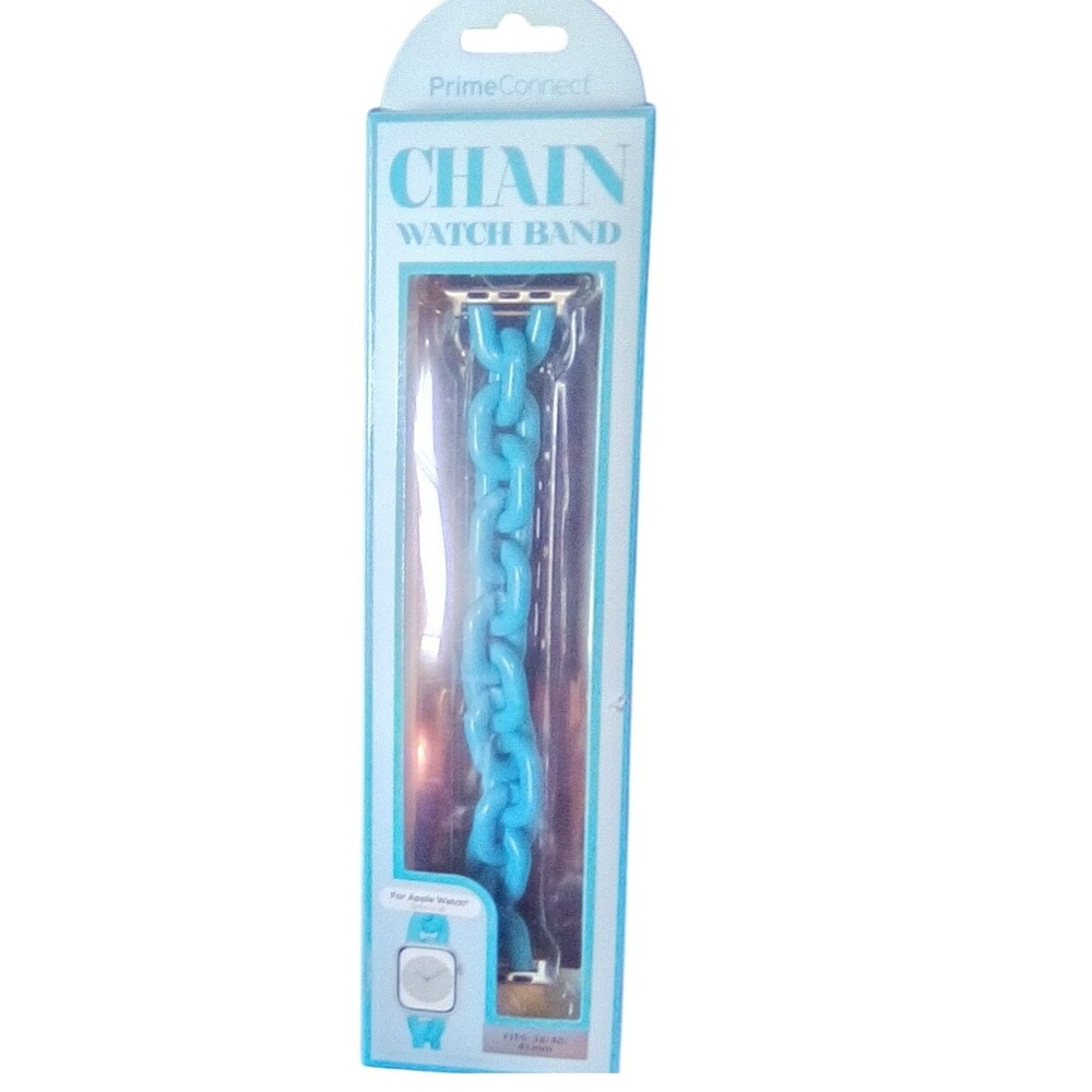 PrimeConnect Chain Watch Band For Apple Watch 38/40/41mm Blue